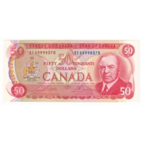 BC-51b 1975 Canada $50 Crow-Bouey, EFA, UNC
