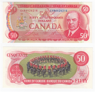 BC-51b 1975 Canada $50 Crow-Bouey, EHN, circ
