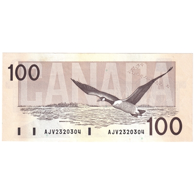 BC-60a 1988 Canada $100 Thiessen-Crow, AJV, AU-UNC