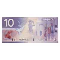 BC-63a 2000 Canada $10 Knight-Thiessen, FDW, AU-UNC