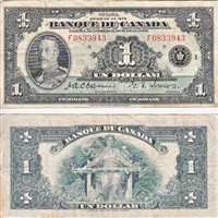 BC-2 1935 Canada $1 Osborne-Towers, French, VF