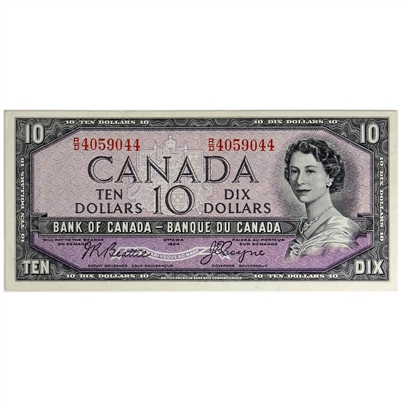 BC-40a 1954 Canada $10 Beattie-Coyne, R/D, EF