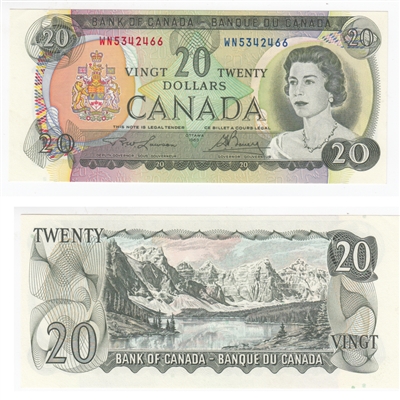 BC-50b 1969 Canada $20 Lawson-Bouey, WN, UNC