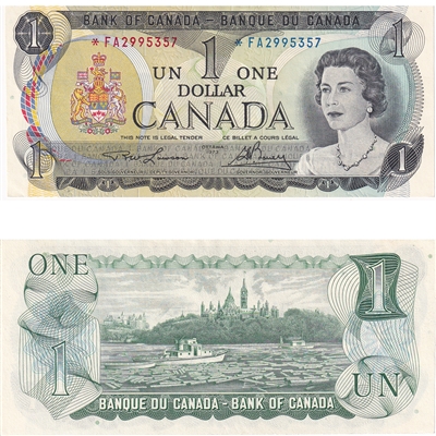 BC-46aA 1973 Canada $1 Lawson-Bouey, *FA, AU-UNC
