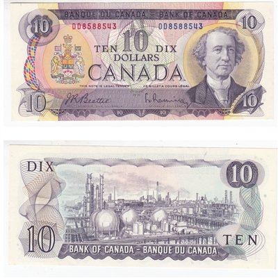 BC-49a 1971 Canada $10 Beattie-Rasminsky, DD, UNC