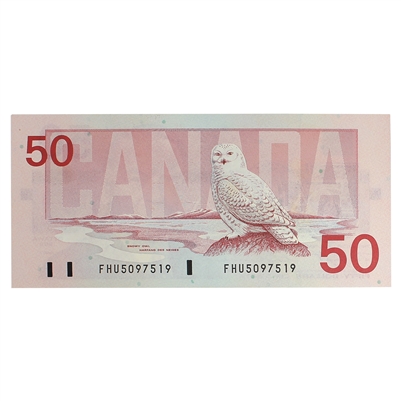 BC-59c 1988 Canada $50 Knight-Thiessen, FHU, AU-UNC