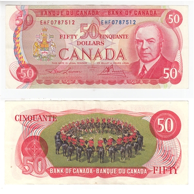 BC-51a-i 1975 Canada $50 Lawson-Bouey, EHF, EF