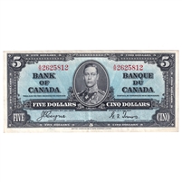 BC-23c 1937 Canada $5 Coyne-Towers, A/S, EF