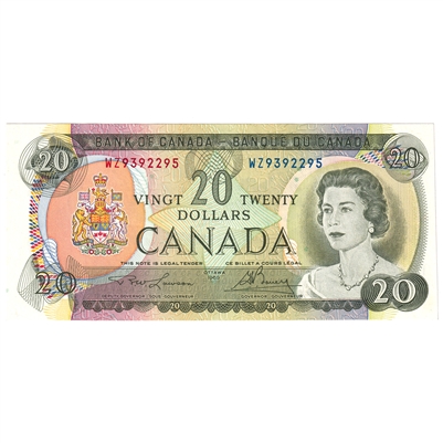 BC-50b 1969 Canada $20 Lawson-Bouey, WZ, CUNC