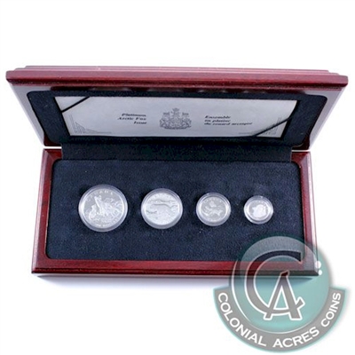 1993 Canada Arctic Foxes Platinum 4 Coin Set - #4 (TAX Exempt)