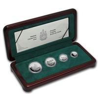 1995 Canada Lynx Platinum 4 Coin Set - 1st set in series (TAX Exempt)