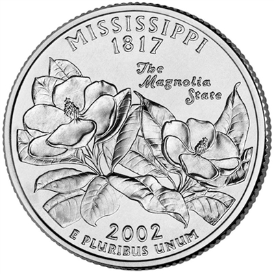2002-D Mississippi USA Statehood Quarters (MS-60)