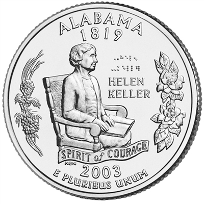 2003-D Alabama USA Statehood Quarters (MS-60)