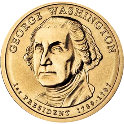 2007-D USA Presidential Dollar - George Washington Uncirculated (MS-60)