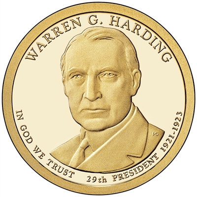 2014-P USA Presidential Dollar - Warren G. Harding Uncirculated (MS-60)