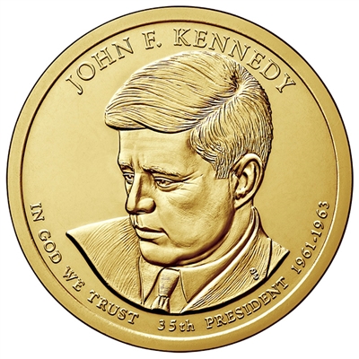 2015-P USA Presidential Dollar - John F. Kennedy Uncirculated (MS-60)