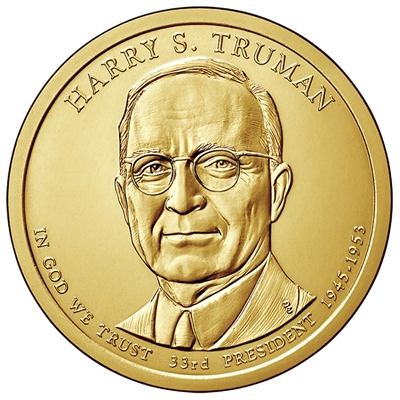 2015-D USA Presidential Dollar - Harry S. Truman Uncirculated (MS-60)