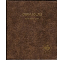 Dollars Canada Blank (5 pages) Unimaster Brown Vinyl Coin Binders