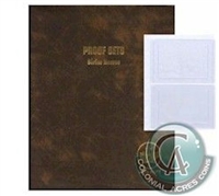 Unimaster Canada Proof Like Set Brown Vinyl Binder