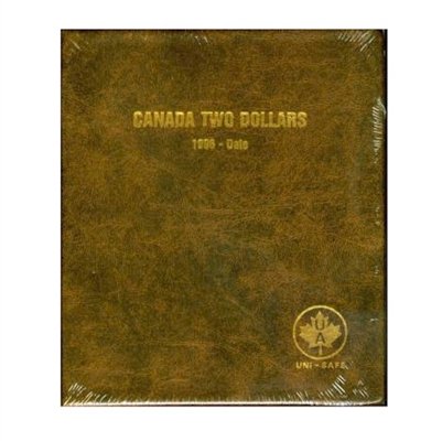 Two-Dollars 1996-Date Unimaster Brown Vinyl Coin Binders