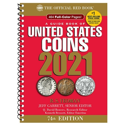 2021 United States Red Book Guide of United States Coins - 74th Ed.