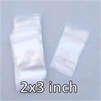 100x Reclosable Bags 2x3 inches (2 mil).