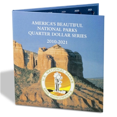 2010-2021 America's National Parks Quarters Generic Album - 1 Mint