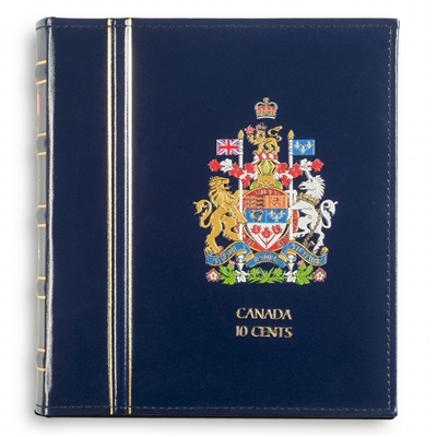 Vista Canada Blue Album for Canada 10-cents 1858-2022 (DATED)
