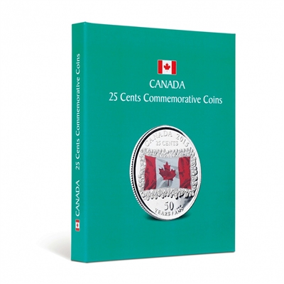 Kaskade Coin Album for Canadian Commemorative 25 cent - Teal Coloured
