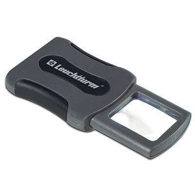 CLIP pocket magnifier with 3x magnification and LED (347972)