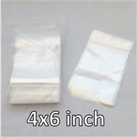 100x Reclosable Bags 4x6 inches (2 mil).