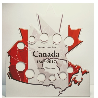 EMPTY 1867-2017 Canada Future & Past Collector Board