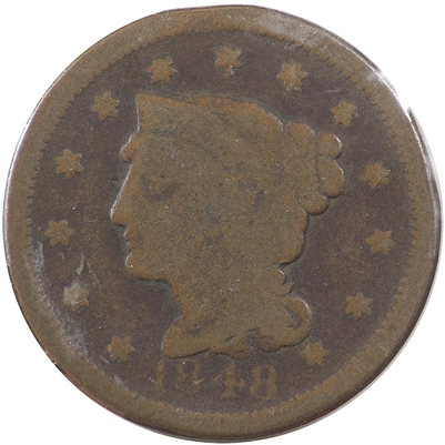 1848 USA Cent Good (G-4)