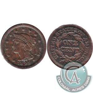1849 USA Cent F-VF (F-15) $