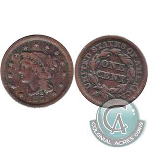 1851 USA Cent VG-F (VG-10)