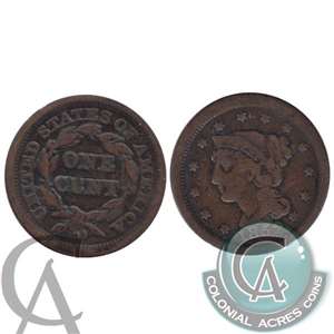 1852 USA Cent Fine (F-12)