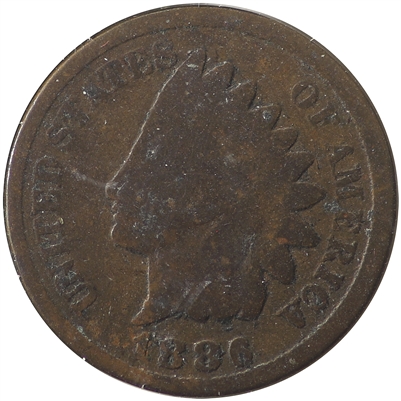 1886 Var. 2 USA Cent Good (G-4)