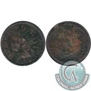 1886 Var. 2 USA Cent VG-F (VG-10)