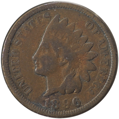1896 USA Cent VG-F (VG-10)