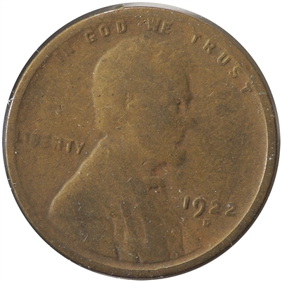 1922 D USA Cent G-VG (G-6)