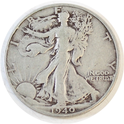 1940 S USA Half Dollar Circulated