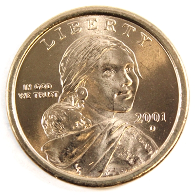 2001 D Sacagawea USA Dollar Brilliant Uncirculated (MS-63)