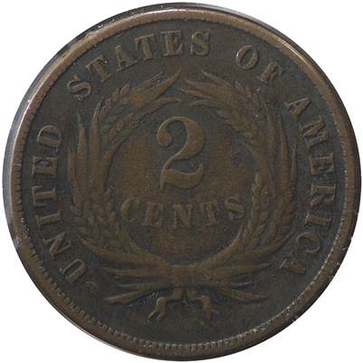 1870 USA 2 Cents F-VF (F-15) $