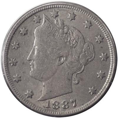 1887 USA Nickel Extra Fine (EF-40) $