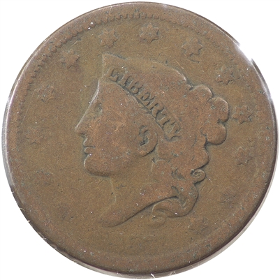 1837 Small Letters USA Cent G-VG (G-6)