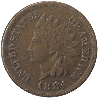 1884 USA Cent Extra Fine (EF-40)