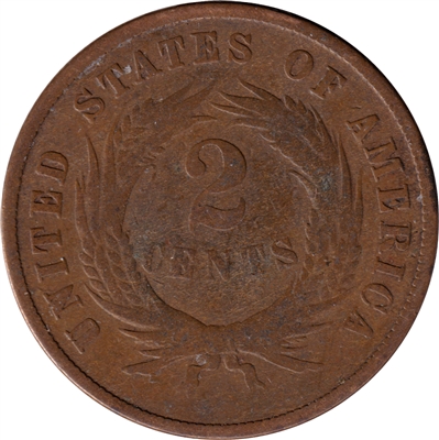 1870 USA 2-cent G-VG (G-6)