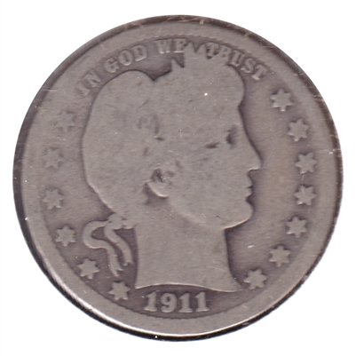 1911 USA Quarter Good (G-4)