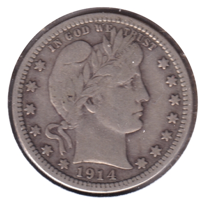 1914 USA Quarter Very Fine (VF-20)