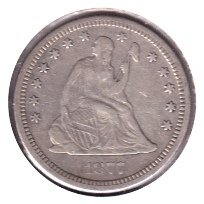 1877 S USA Quarter VF-EF (VF-30) $